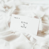 Modèle minimaliste des cartes de Mariage