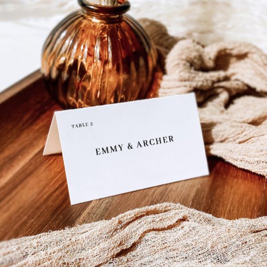 Modèle minimaliste des cartes de Mariage