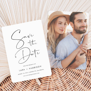 Modèle minimaliste moderne, photo manuscrite