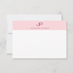 Modèle minimaliste monogramme créatif