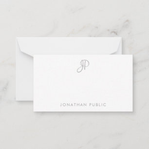 Modèle minimaliste monographique personnalisé