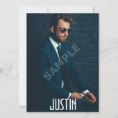 Modèle modèle masculin de carte d'élém. de (Devant)