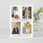 Modèle moderne Actor 4 Photos Carte Comp (Debout devant)