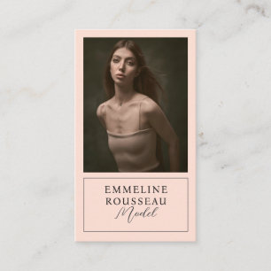 Modèle moderne Carte de visite photo professionnel