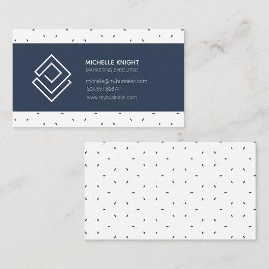 Modèle moderne de carte de visite (Devant / Derrière)