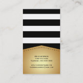 Modèle moderne de carte de visite (Dos)