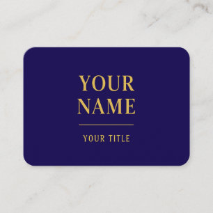 Modèle moderne de carte de visite Black & Gold