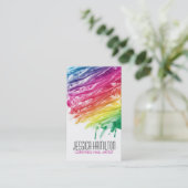 MODÈLE MODERNE DE CARTE DE VISITE D'ARTISTE DE (Debout devant)