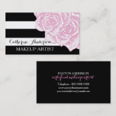 Modèle moderne de carte de visite de maquilleur (Devant / Derrière)