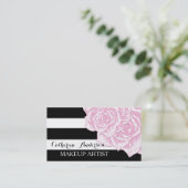 Modèle moderne de carte de visite de maquilleur (Debout devant)