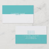 Modèle moderne de carte de visite de Minimalistic (Devant / Derrière)
