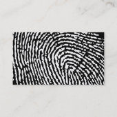 Modèle moderne de carte de visite d'empreintes (Dos)