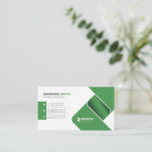 Modèle moderne de conceptions de carte de visite (Debout devant)