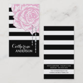 Modèle moderne et chic de carte de visite (Devant / Derrière)