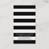 Modèle moderne et chic de carte de visite (Dos)