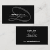 Modèle moderne et élégant de carte de visite de (Devant / Derrière)