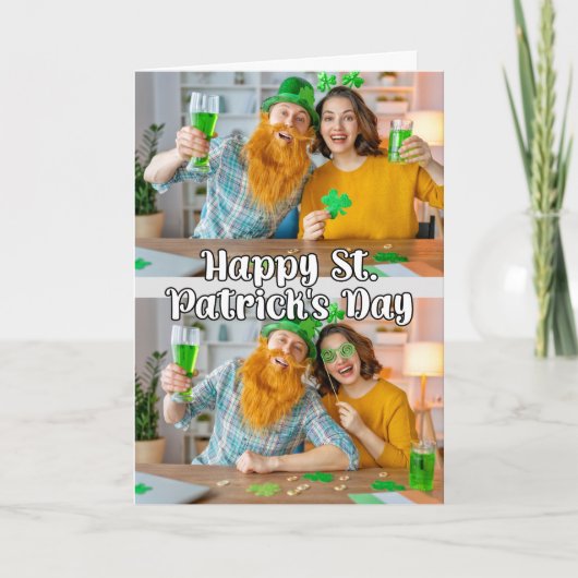 Modèle moderne personnalisé pour la Saint-Patrick (Devant)