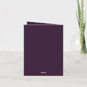 Modèle monochrome BUDGET PRUNE POURPRE (Dos)