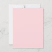 Modèle monogramme moderne rose pâle (Dos)