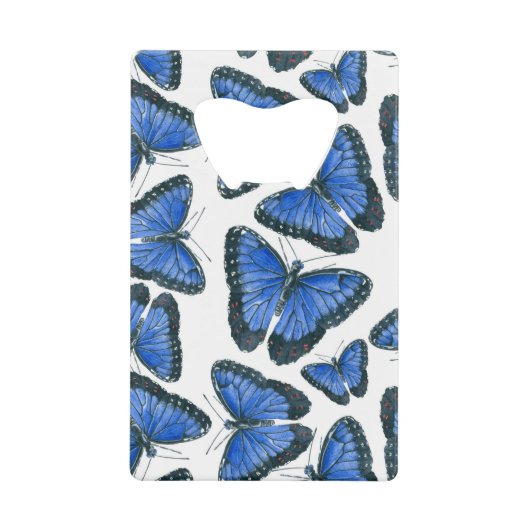 Modèle motif de papillon bleu morpho (Devant)