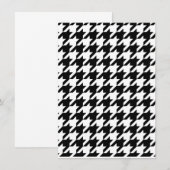 Modèle noir et blanc pour carte de sauvegarde de d (Devant / Derrière)