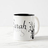 Modèle nommé floral de tasse (Devant droit)