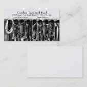 Modèle occidental de carte de visite de pointe de (Devant / Derrière)