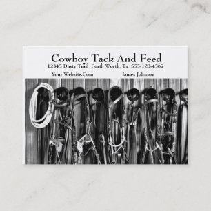 Modèle occidental de carte de visite de pointe de