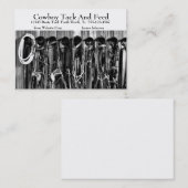 Modèle occidental de carte de visite de pointe de (Devant / Derrière)