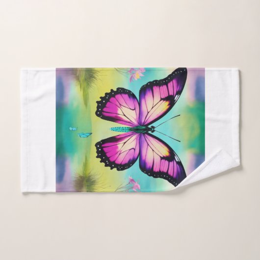 Modèle papillon serviette de bain (Serviette à main)