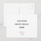 Modèle Paysage d'invitation de carte postale (Devant / Derrière)