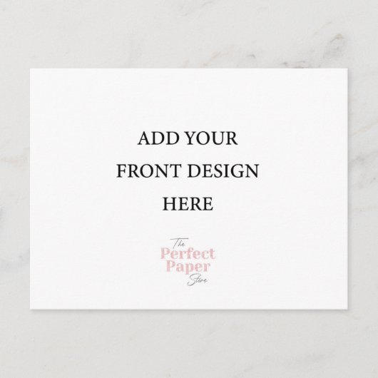 Modèle Paysage d'invitation de carte postale (Devant)