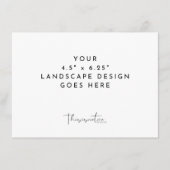 modèle paysager d'impression de carte 4,5 x 6,25 p (Devant)