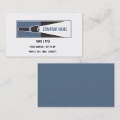 Modèle personnalisable de carte de visite de (Devant / Derrière)