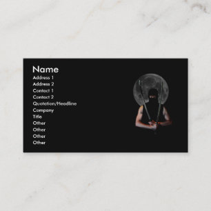 Modèle personnalisable de carte de visite de Ninja