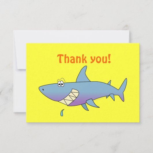 Modèle personnalisable de sourire mignon de requin (Devant)