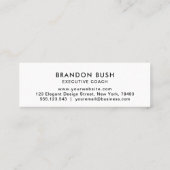 modèle personnalisé carte de visite professionnel  (Dos)