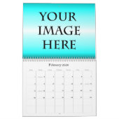 Modèle personnalisé de calendrier (Feb 2026)