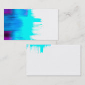 modèle personnalisé de carte de visite d'art abstr (Devant / Derrière)