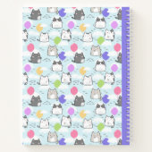 Modèle personnalisé de chats mignons pour cahier d (Dos)