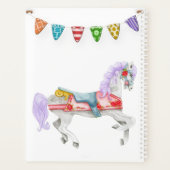 Modèle personnalisé du cheval de carrousel (Dos)