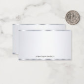 Modèle personnalisé élégant à l'apparence d'argent (Devant/Arrière en situation)