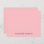 Modèle personnalisé élégant élégant Monogramme ros (Devant / Derrière)