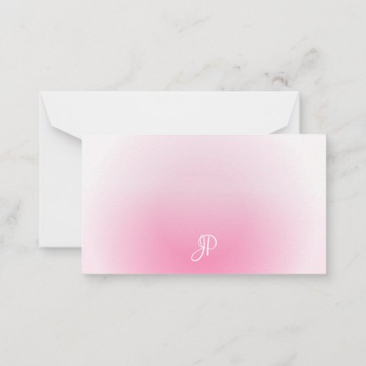 Modèle personnalisé monogramme de script main (Dos)