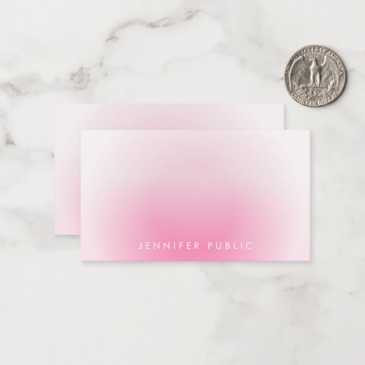 Modèle personnalisé monogramme de script main (Devant/Arrière en situation)