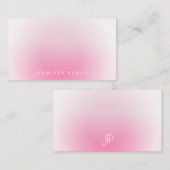 Modèle personnalisé monogramme de script main (Devant / Derrière)
