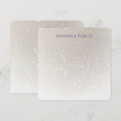 Modèle personnalisé monogramme manuscrit personnal (Devant / Derrière)