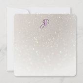 Modèle personnalisé monogramme manuscrit personnal (Dos)