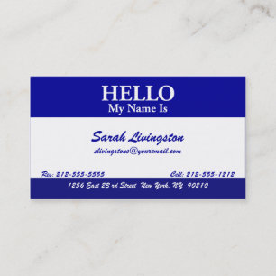 Modèle personnel du carte de visite 4