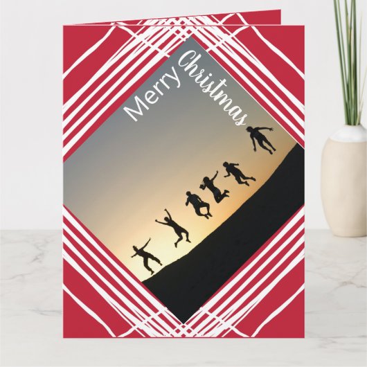 Modèle photo à partir de noms de famille Noël roug (Devant)